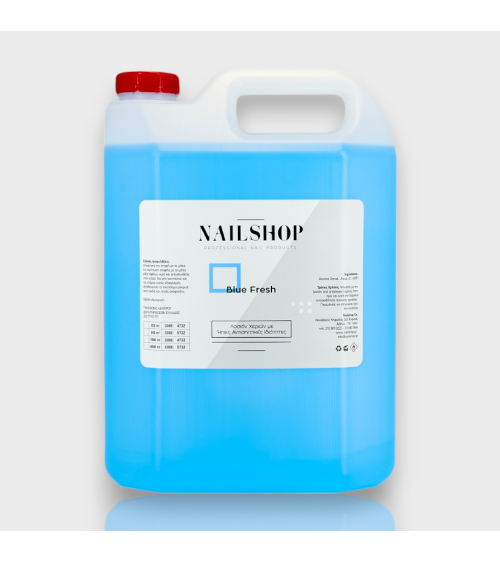 Λοσιόν με Αντισηπτικές Ιδιότητες Blue Fresh Nailshop 4000 ml