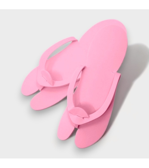 Παντόφλες Πεντικιούρ σε Ροζ Χρώμα 29.5cm x 11cm, 3mm One Size 12 ζεύγη