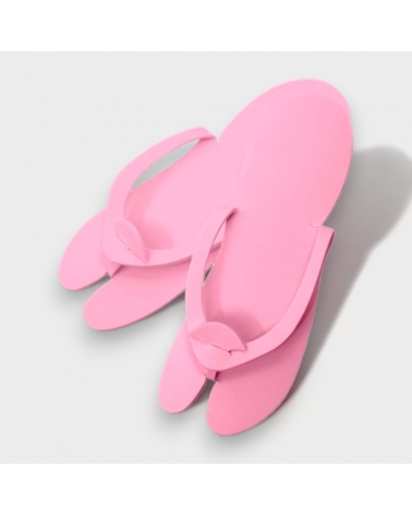 Παντόφλες Πεντικιούρ σε Ροζ Χρώμα 29.5cm x 11cm, 3mm One Size 12 ζεύγη