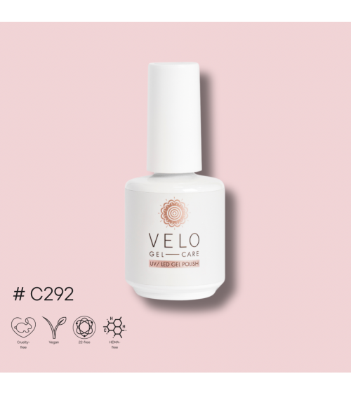 Ημιμόνιμο Βερνίκι Νυχιών Velo 13g Παστέλ Ροζ Hema Free